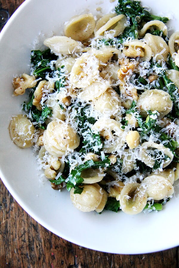 Impress Your Guests: Swiss Chard Pasta, Brown Butter & Walnuts